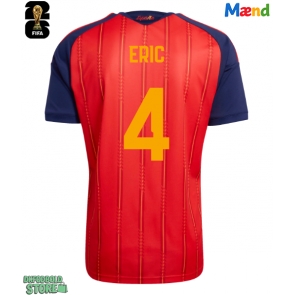 Spanien Eric Garcia #4 Replika Hjemmebanetrøje VM 2026 Kortærmet